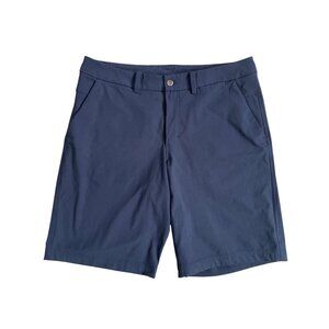 Lululemon The Works 11" Shorts Men's 34 Navy Blue Warpstream Performance Wicking